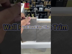 แผ่นผนังอลูมิเนียมทริม ไม่มีช่องว่าง ผ้าปิดเย็บ + ป้องกันมุม