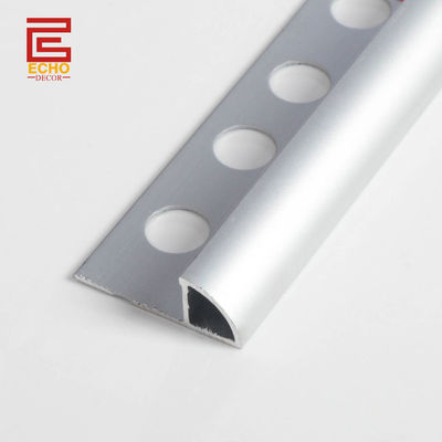 อลูมิเนียมโลหะ 10 มิลลิเมตร Tile Edge Trim กันน้ําสําหรับน้ําอาบน้ํา