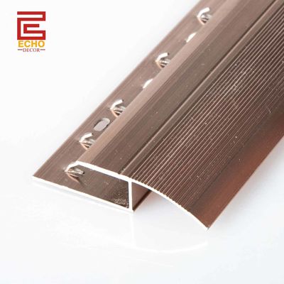ประตูขั้นเทปทริมโลหะอัลลูมิเนียมเทป To Tile Reducer Strip