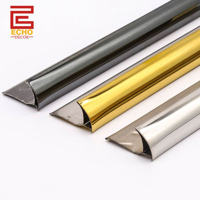 ทอง Bullnose สแตนเลส 2.5m ครึ่งกลม