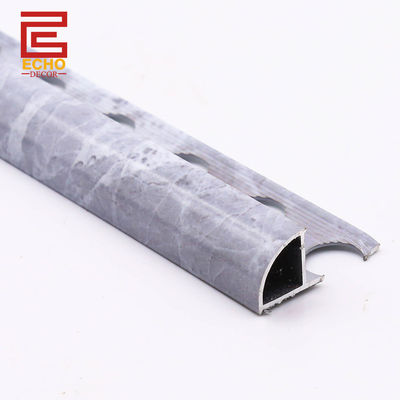 Morden หินสีเทากลม แอลูมิเนียม Tile Trim Wall Tile Molding