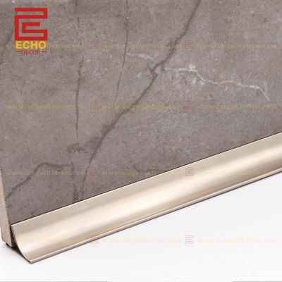 พื้นสแตนเลสครึ่ง bullnose skirting profiles 120 มม.