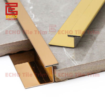 2m Satin Stainless Steel T Molding Floor แผ่นเปลี่ยน แผ่นแยกวัสดุพื้นที่แตกต่างกันได้อย่างเรียบร้อยในประตู