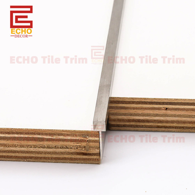 ขอบกระเบื้องสแตนเลสสตีล 304 แบบขัดเงา T Bar Strip